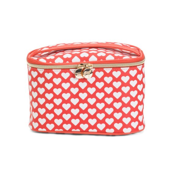 DABNEY LEE Red Heart Train Case - Picture 1 of 2